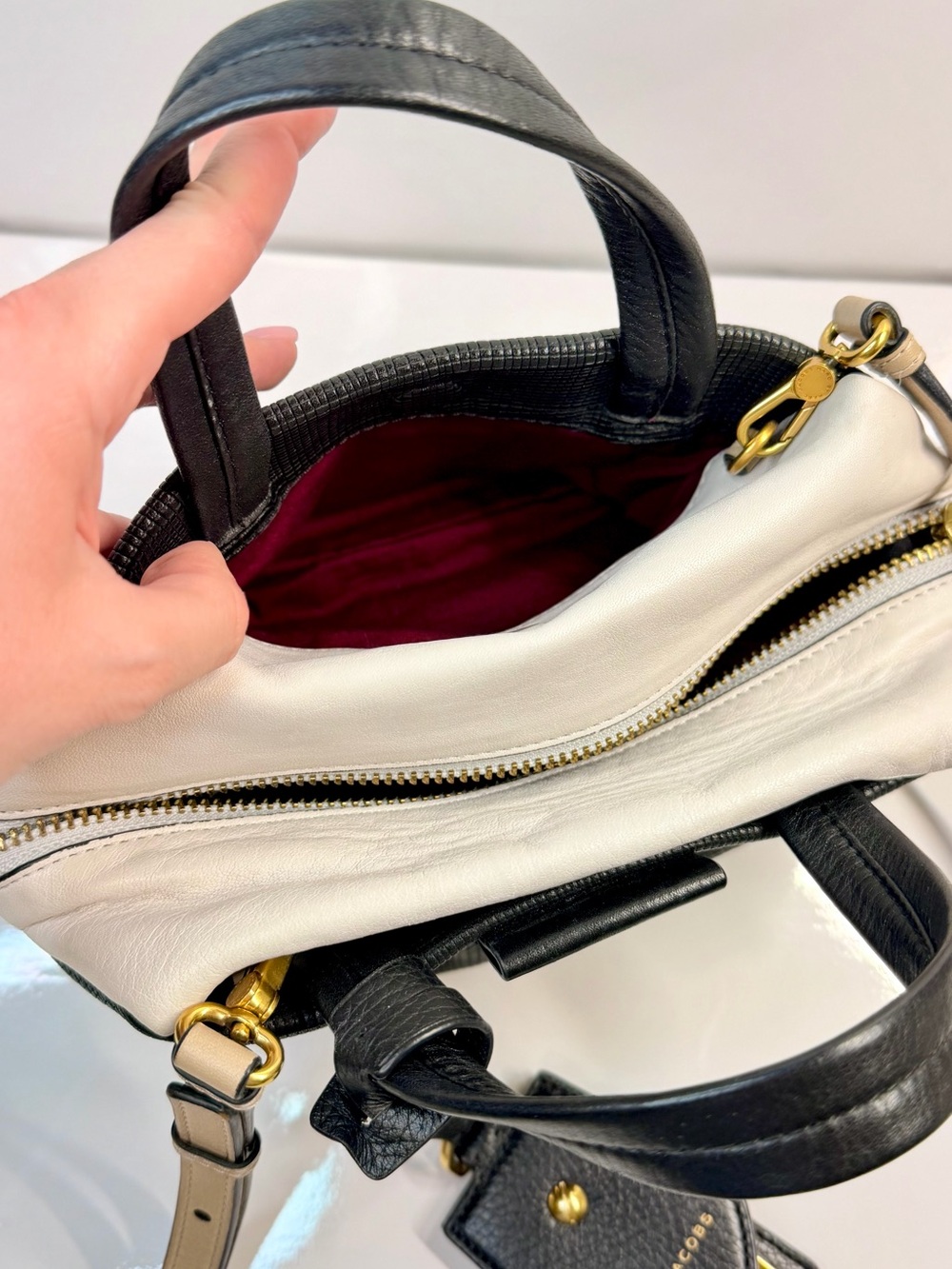 MARC by MARC JACOBS Switching Leather boxy satchel - Picture 10 of 11